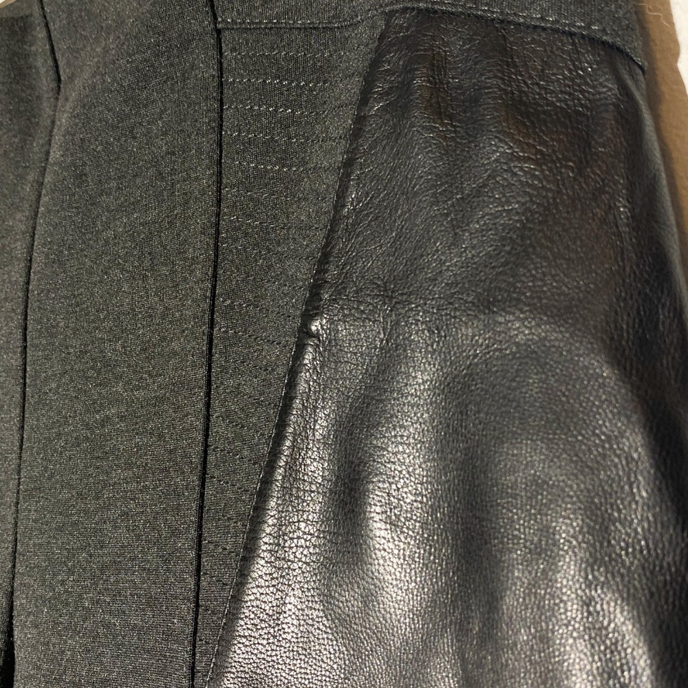 NWT legging pants with leather detailing size 4 - Picture 4 of 5